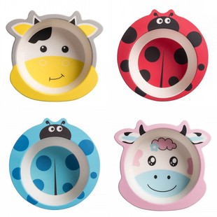 韩国创意儿童密胺餐具宝宝餐盘卡通碗礼品促销套装现货详情12