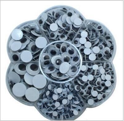 黑白盒装眼珠实物图