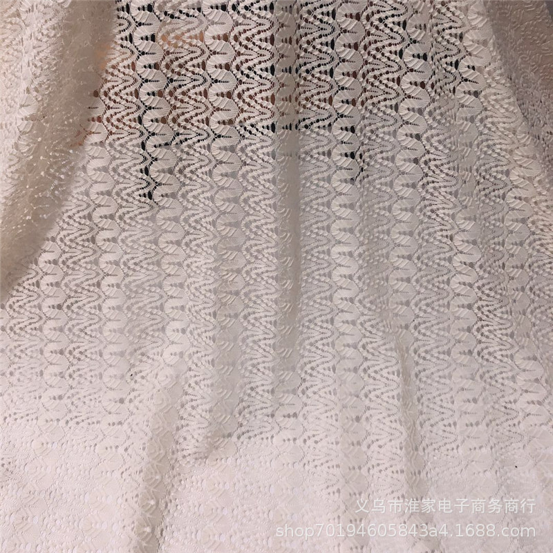 Factory direct sales of dragon flower lace fabric, W-patterned and curved-patterned fabric, dress and lace, knitted home textiles pic 11