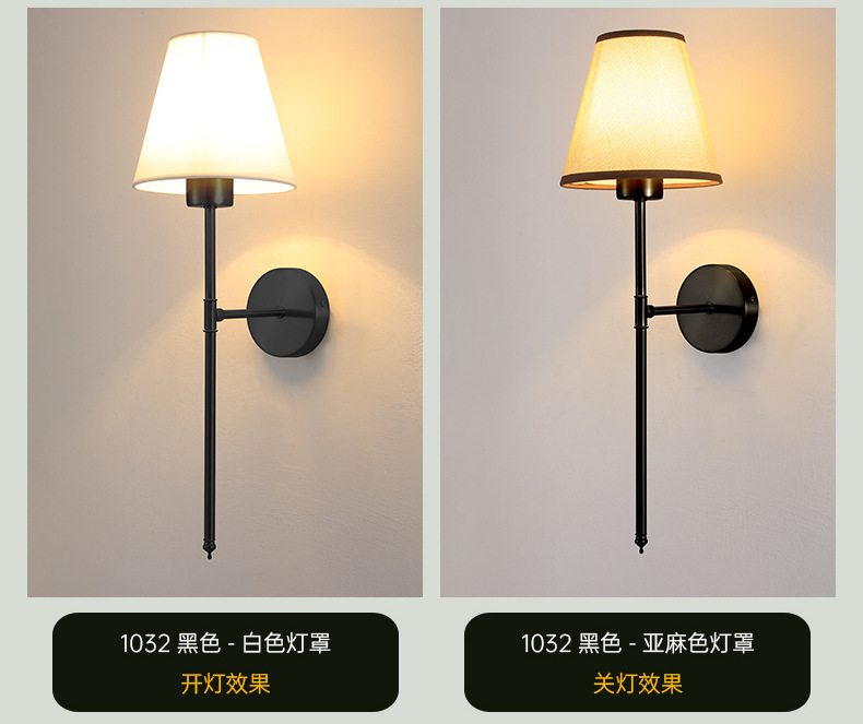 免布线充电壁灯客厅卧室床头灯过道阳台电视布罩壁灯详情6