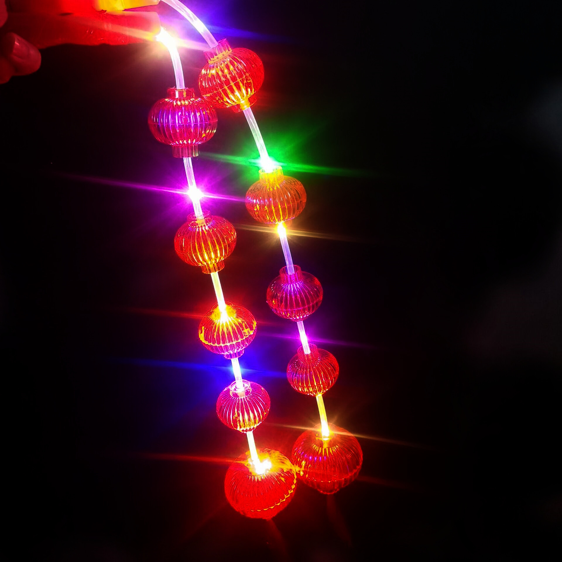 Wholesale of new luminous hand-held lanterns for children, glittering small lanterns, toys, Spring Festival event supply, ground promotion, and small gifts pic 4