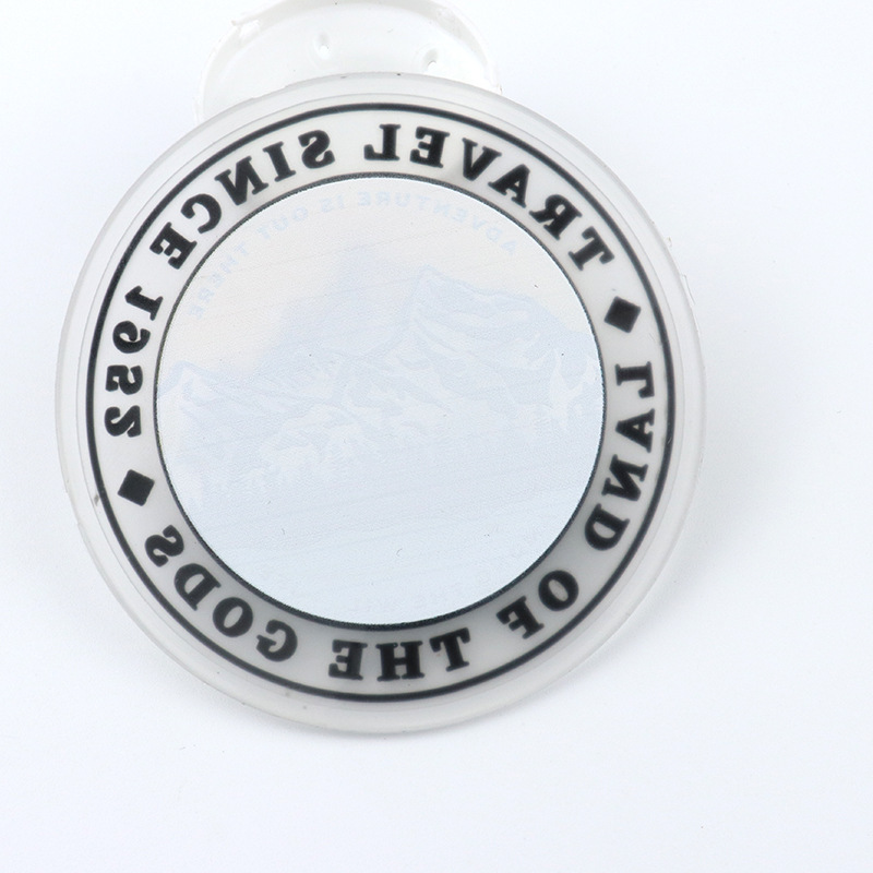 厂家直销 pvc软胶滴塑标  立体商标  彩色透明圆标 胶章臂章  胶详情4