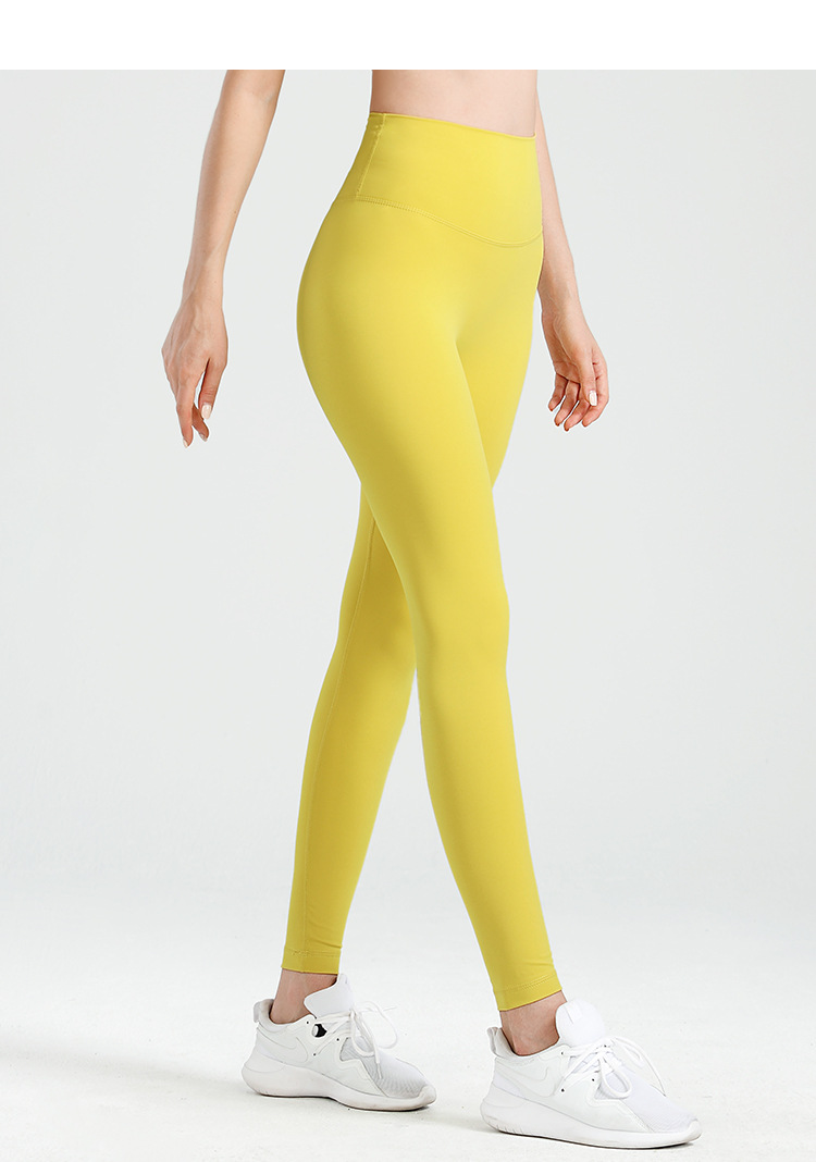 Yoga pants for women: High-waisted, hip-lifting, elastic compression, nude feel, tight-fitting sports pants, quick-drying running training, and outerwear fitness pants pic 61