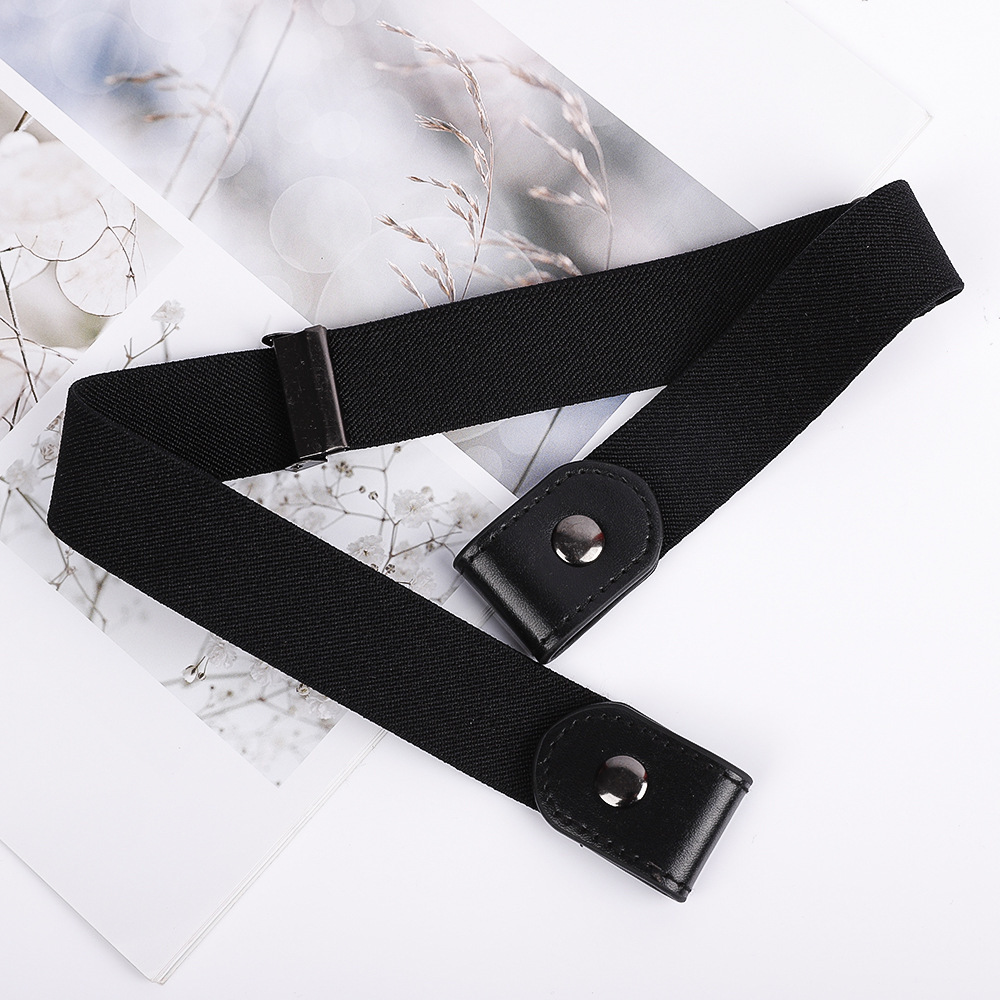 The new lazy invisible belt is especially convenient for student military training. It is versatile from the source, elastic and stylish for both men and women, with a small fragrance style waist pic 13