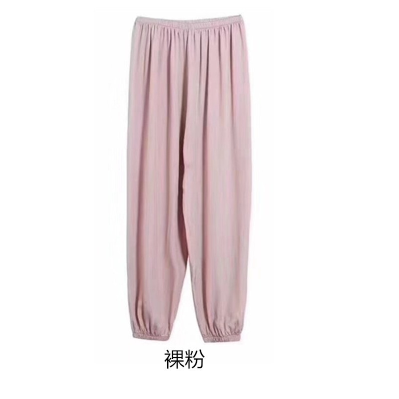 Internet-famous best-selling fairy cool pants, lantern summer versatile mosquito-proof pants, home air-conditioned pants pic 7