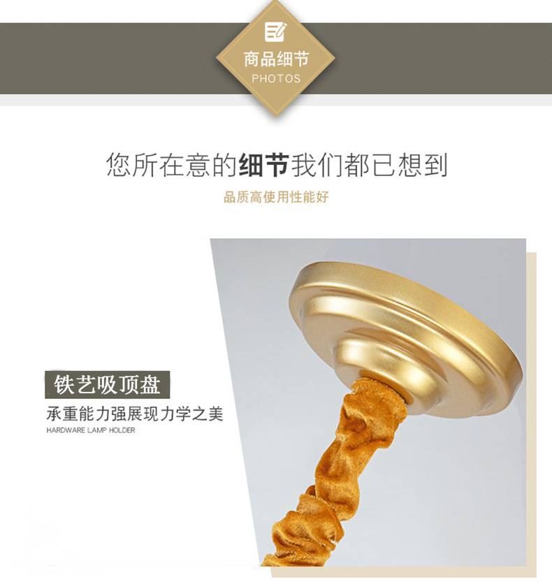 Amazon cross-border modern crystal chandelier, luxurious and grand living room lamp, American modern and simple dining room and bedroom lighting pic 19