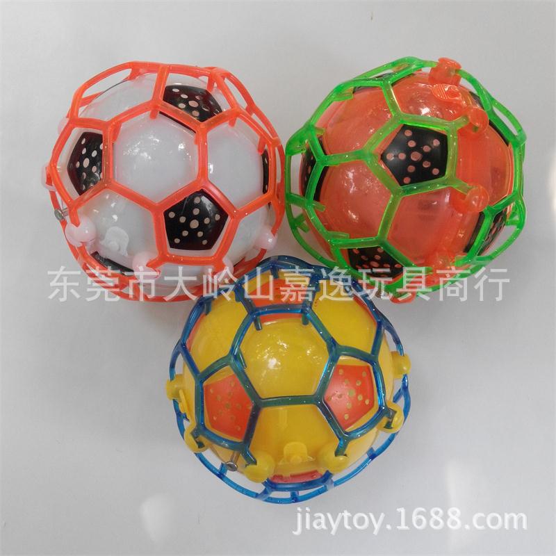 足球跳舞 闪光跳跳 发光音乐七彩蹦蹦球儿童创意玩具批发详情2