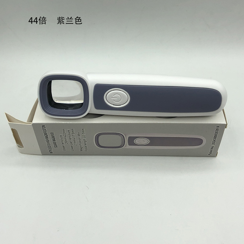 New high-definition reinforced hard-coated 5H grade acrylic double-layer square mirror handheld jewelry appraisal magnifying glass RJS1870 pic 9