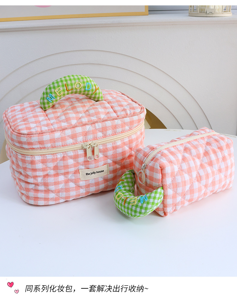 马卡龙色化妆包便携高颜值洗漱包大容量收纳包可爱ins化妆收纳袋详情13
