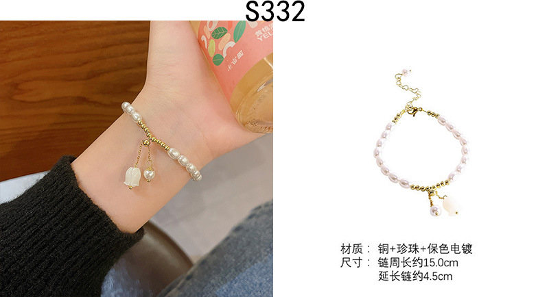ins风珍珠手链女生复古小众气质串珠手串高级感情侣闺蜜手饰批发详情11