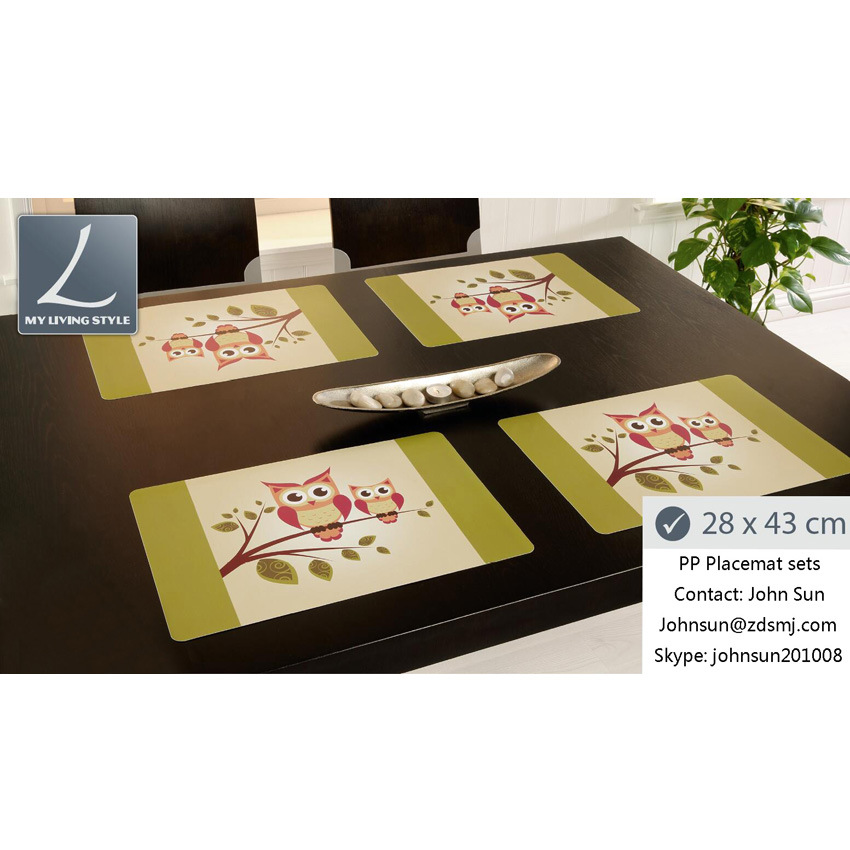 colorful bowl plate pad table