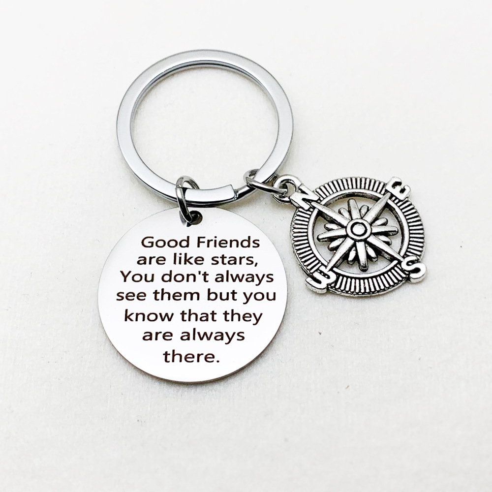 I LOVE YOU MORE THE END Amazon Bestseller Stainless steel keychain pic 14