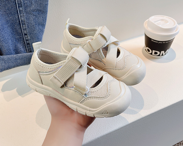 儿童运动凉鞋2024夏季新款男童鞋子女童包头防滑软底沙滩鞋休闲鞋详情13