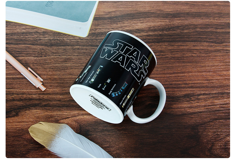 Factory direct supply coffee ceramic cups, color-changing mugs, Japanese-style cartoon personalized large-capacity ceramic color-changing cups pic 36