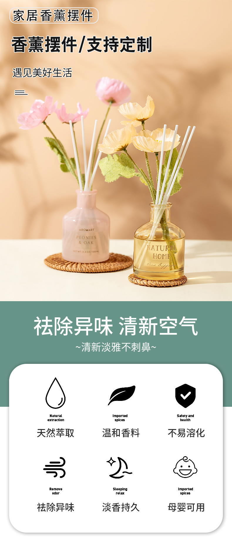花香薰精油熏香家用卧室内持久房间香氛厕所卫生间除臭香薰精油1详情1
