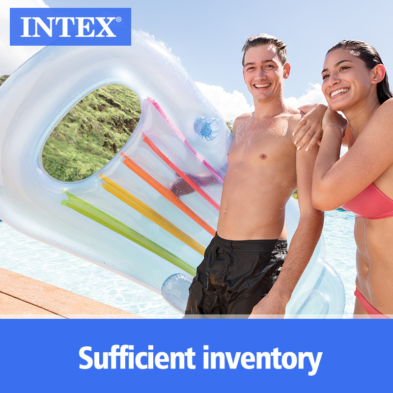 intex 58802 Armrest and backrest luxury lounge chair, adult water inflatable toy, summer water play and swimming equipment pic 4