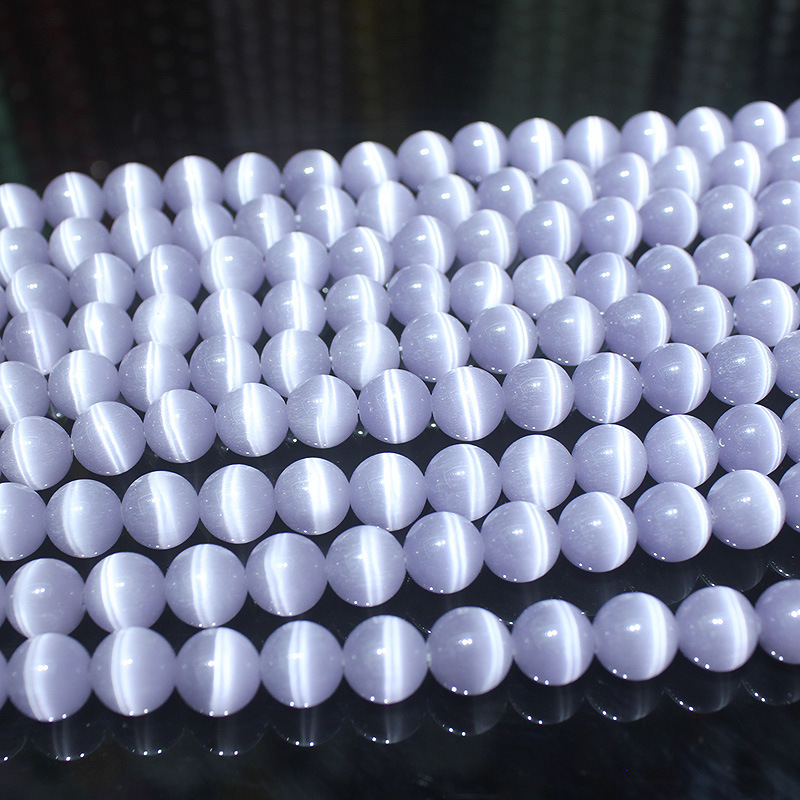 猫眼石珠子批发手串配饰散珠diy饰品配件手链项链耳环圆形串珠详情22
