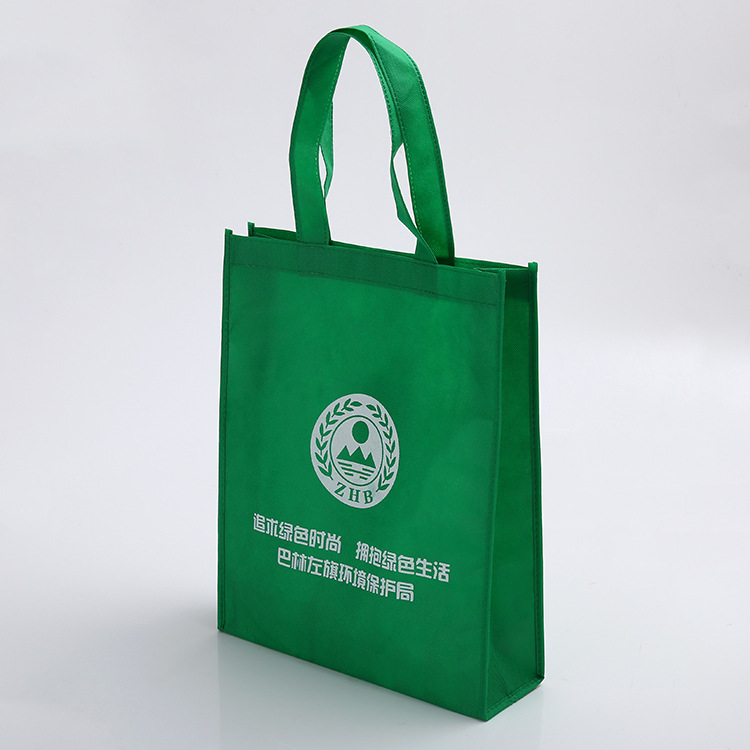Hot-pressed folding laminated non-woven fabric bags, hand-held bags, gift bags, takeout handbags, promotional shopping bags, printed logos pic 12