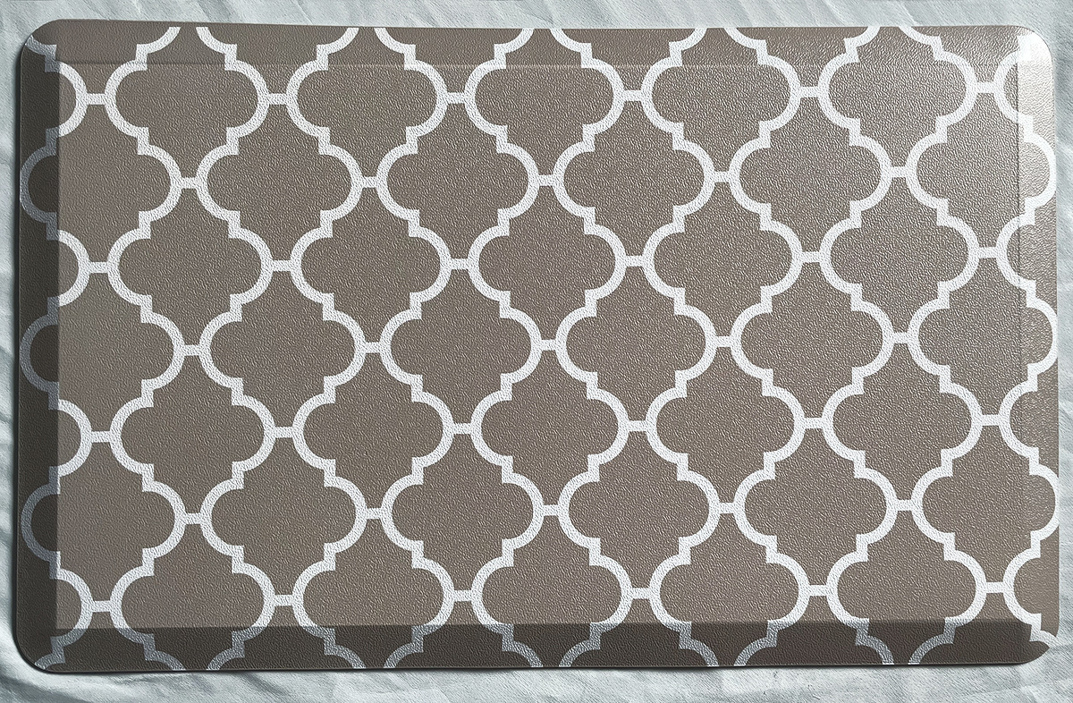 亚马逊跨境PVC厨房地垫彩色斜边发泡抗疲劳防水防滑防摔垫子批发详情11