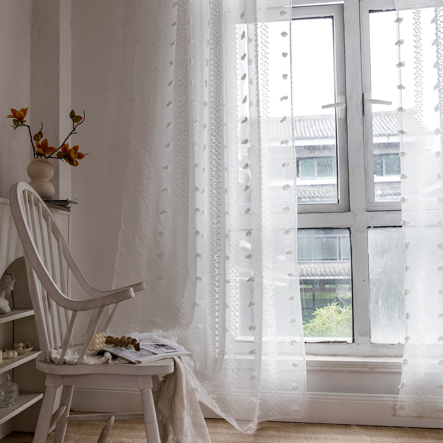 Cross-border best-selling Instagram influencer finished yellow niche light and thin window screen for living rooms and bedrooms. Manufacturer pic 72
