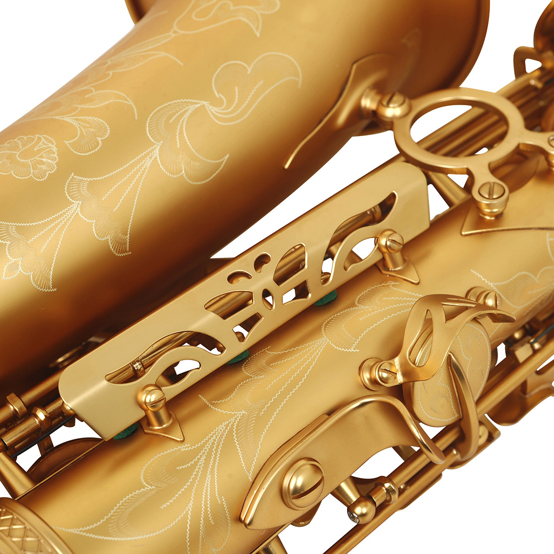 SLADE中音磨砂萨克斯套装黄铜管体初学者成人考级降e调萨克斯管详情24