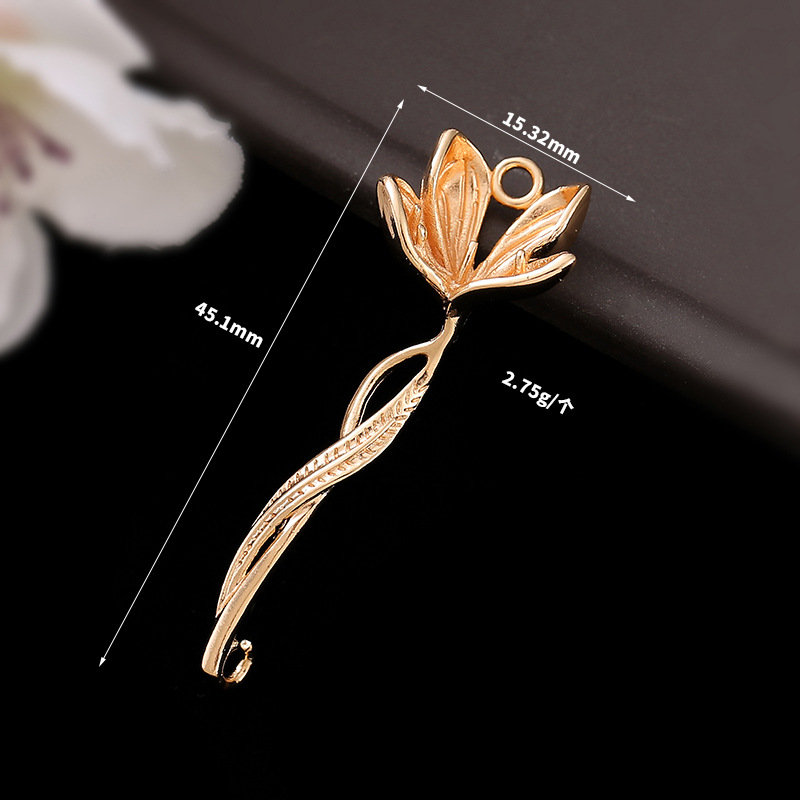 众兴古风diy饰品发簪胸针配饰树枝花树叶流苏吊挂件配饰材料步摇详情14