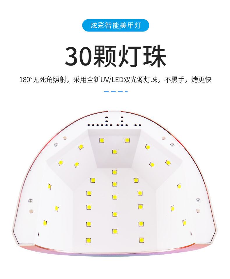 sunoneUV nail Art Light therapy Machine with gradient Color, quick-drying nail baking lamp pic 11