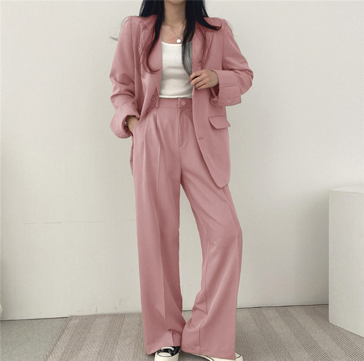 卡其色西装外套女2023新款春秋季韩版小西服套装女士休闲气质上衣详情19