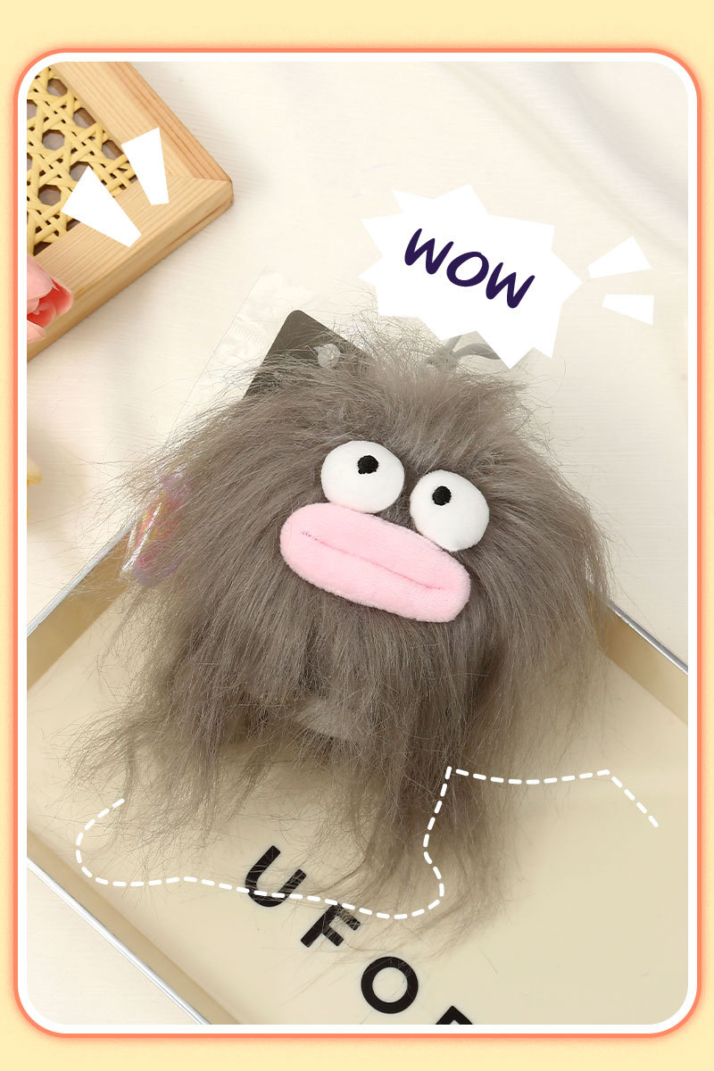 卡通可爱毛绒挂件 康乐屋丑萌公仔钥匙扣小挂饰 创意DIY玩具批发详情8