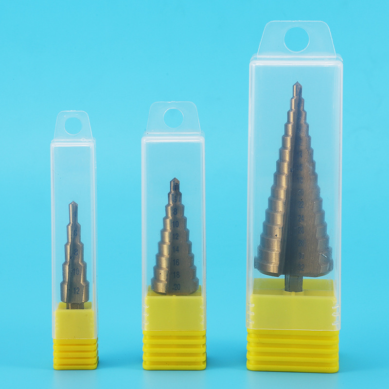 Hexagonal handle step drill, ladder drill, tower drill bit, electric wrench, reamer, tower drill, steel plate hole puncher pic 10