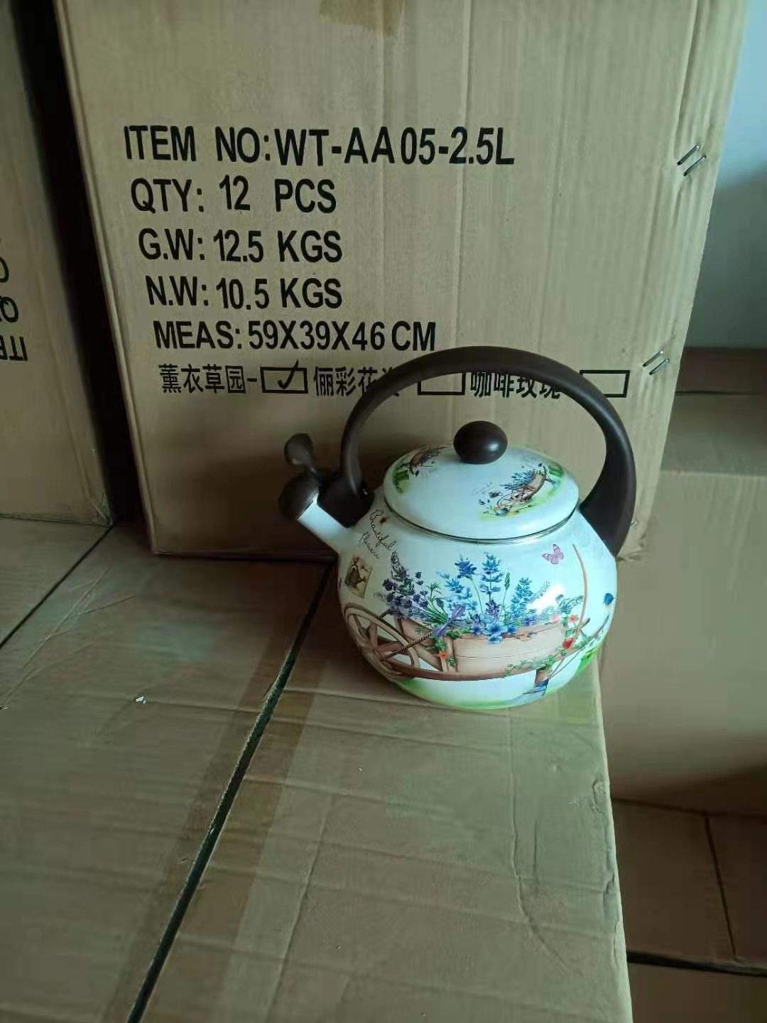 2.2L enamel kettle, high-quality kettle, Mingyin kettle wholesale, universal for induction cookers and gas stoves pic 9