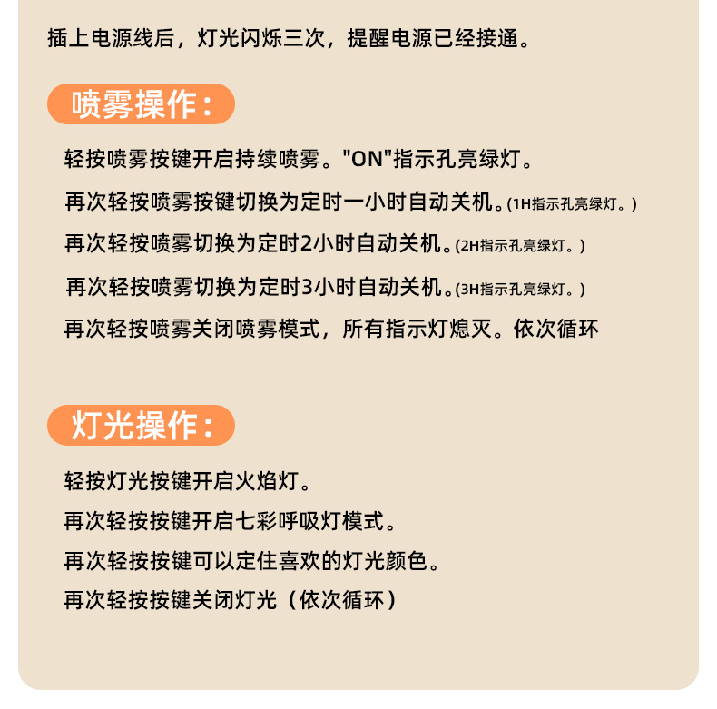 新款跨境无印良品超声波香薰机 家用桌面静音大雾量精油扩香机 加湿器功能一体 其他分类新品上市详情11