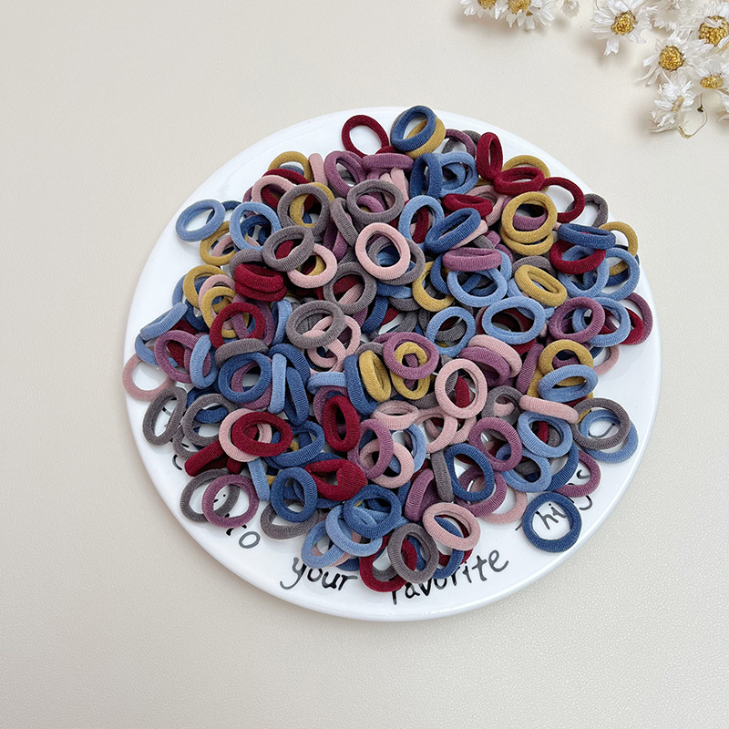 婴幼儿扎头皮筋女童宝宝弹性好不伤发毛巾圈发绳儿童可爱耐用头绳详情21