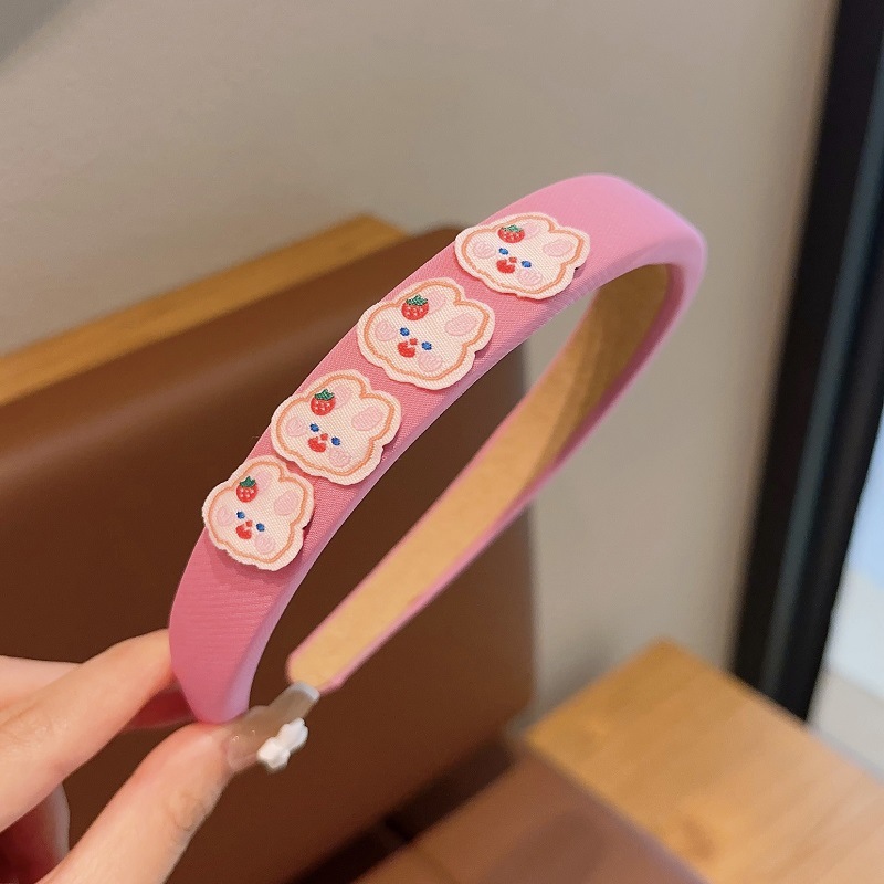 韩国儿童发箍甜美小女孩碎发卡头饰女童卡通头箍防滑不勒头发饰品详情8