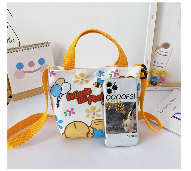 卡通帆布休闲斜挎背包儿童手提袋 库洛米双子星可爱单肩包包包详情29