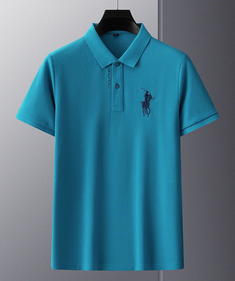 2024年时尚都市夏季短袖男士t恤基础大众型薄款翻领polo衫详情21