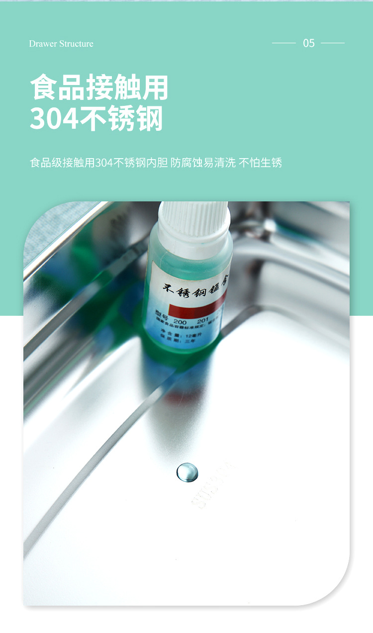 INS四扣304不锈钢饭盒可注水保温午餐盒学生上班族带饭日式便详情7
