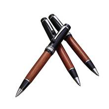 实用拼木笔 学校公司商务活动赠送木笔 木头笔  拼色圆珠笔 现货详情3