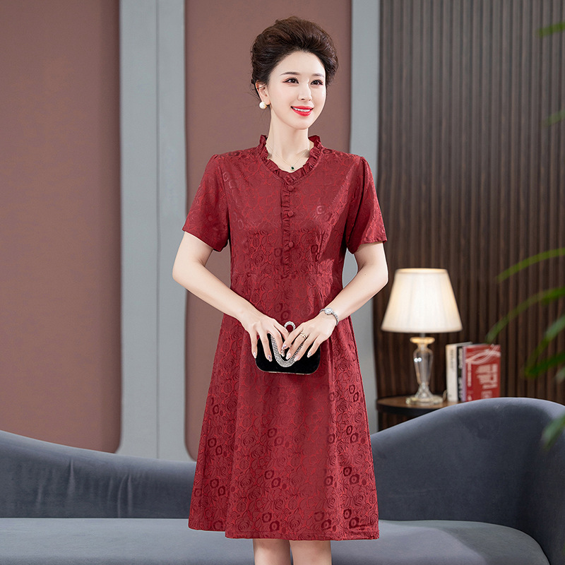 中腰妈妈裤子女春秋2024新款休闲垂感长裤中年休闲裤春中老年女裤详情1