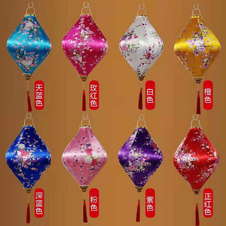 越南钻石灯笼中秋古镇街道国庆网红灯笼街景花灯异形水滴灯笼批发详情12