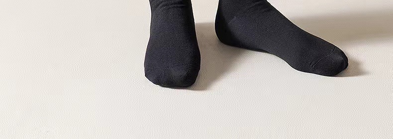 Sock stall, one-piece consignment delivery, color-blocking calf socks for women, spring and autumn style, black and gray patchwork, Japanese-style long thigh-high socks, half-leg slightly pressed black calf socks, one-piece consignment delivery pic 28