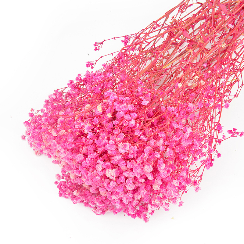 永生花满天星批发吸色满天星干花花束婚庆手捧花家居装饰插花花材                              详情2