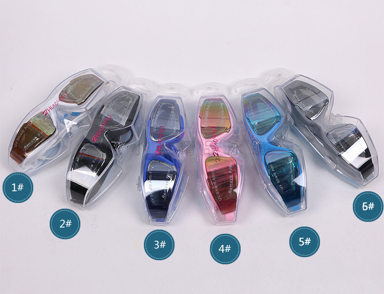 New waterproof and anti-fog swimming goggles, comfortable silicone swimming goggles with waterproof earplugs, available in multiple colors pic 4