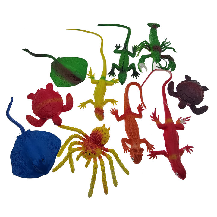 F1144 Crawling soft rubber animal mixed rubber fake snake pendant, street stall toy, scare toy, toy wholesale pic 5