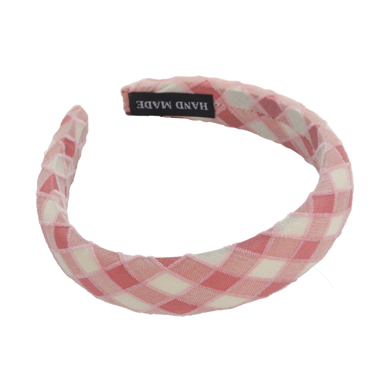 Pink high top wide hair band for women 2023 autumn/Winter new headband, face wash hair tie, versatile hairpin, popular headwear pic 27