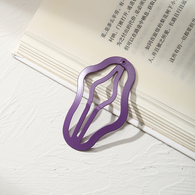 抖音爆款彩色云朵bb夹韩版韩式糖果色侧边刘海夹多巴胺彩色发夹详情4