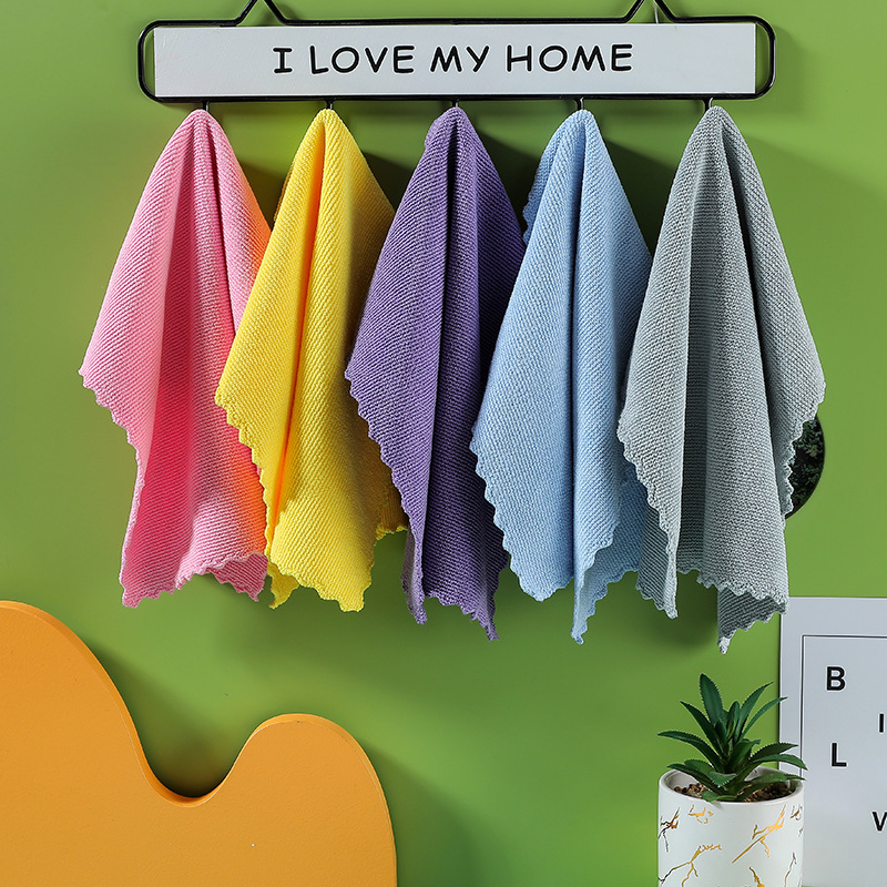 Kitchen dishwashing cloth, car cleaning cloth, glass and porcelain cleaning cloth, table cleaning stainless absorbent square cloth, multi-functional cleaning cloth pic 5