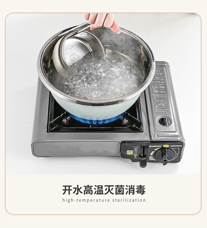 304 stainless steel multi-layer student insulated lunch box, office worker bento box, microwave oven heating tape cover, soup bowl, stainless steel lunch box, stainless steel bento box, lunch box, portable tableware pic 18