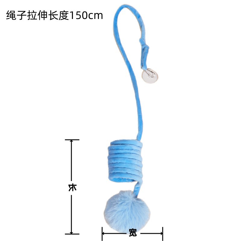 Wholesale of new cross-border pet products, including colorful plush cat spring cat toys, door-hanging suction cups, and cat toys pic 17