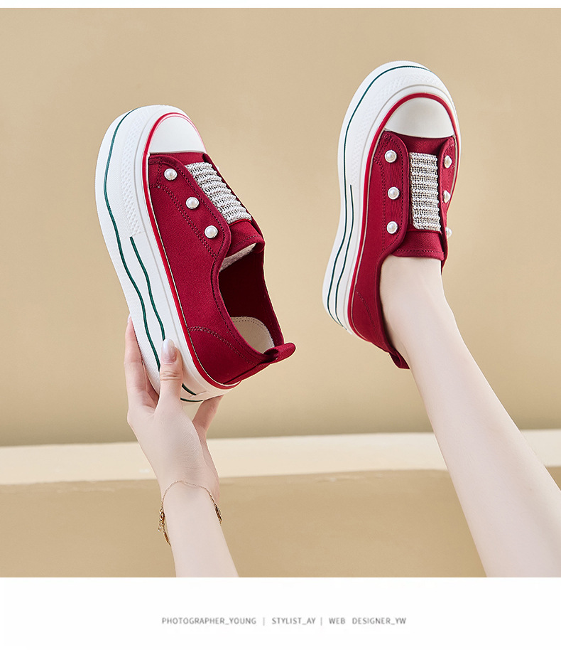 2024秋季帆布鞋新款韩版ins小白鞋女学生厚底增高休闲街拍BR6171详情17